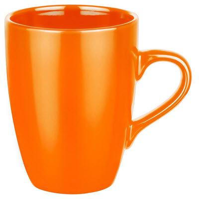 MELBOURNE CERAMIC POTTERY MUG - 400ML ORANGE