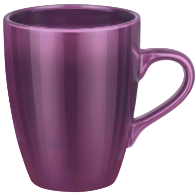 MELBOURNE CERAMIC POTTERY MUG - 400ML PURPLE