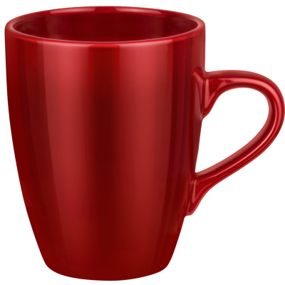 MELBOURNE CERAMIC POTTERY MUG - 400ML RED