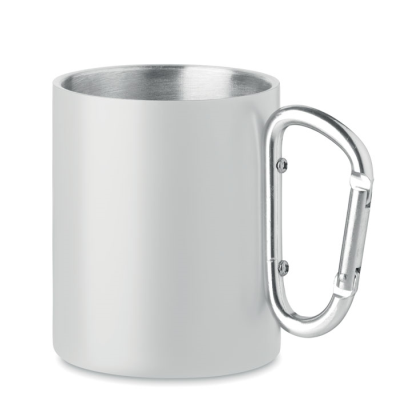 METAL MUG AND CARABINER HANDLE in White