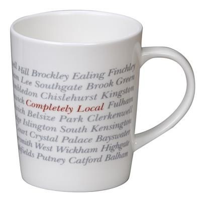 METRO BONE CHINA MUG in White