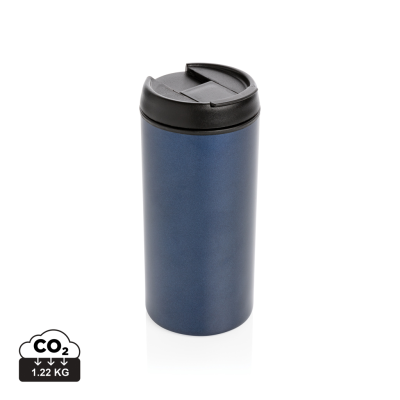 METRO RCS RECYCLED STAINLESS STEEL METAL TUMBLER in Blue