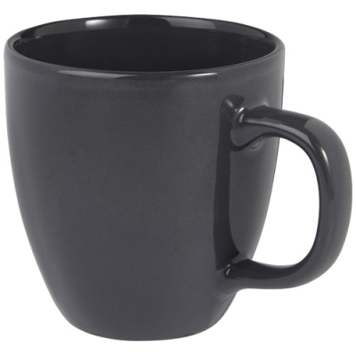 MONI 430 ML CERAMIC POTTERY MUG in Grey