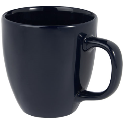 MONI 430 ML CERAMIC POTTERY MUG in Navy