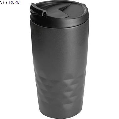 MUG with Pattern in Anthracite Grey