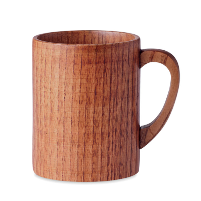 OAK WOOD MUG 280 ML in Brown