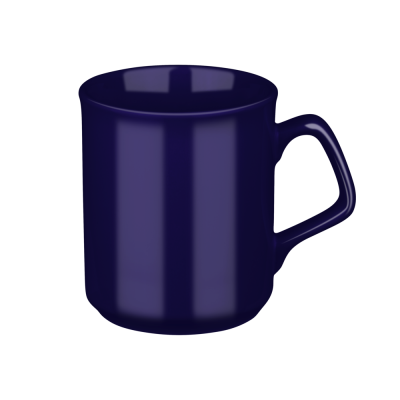 ORION CERAMIC POTTERY MUG - 300ML DARK BLUE