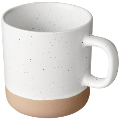 PASCAL 360 ML CERAMIC POTTERY MUG in White