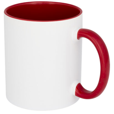 PIX 330 ML CERAMIC POTTERY SUBLIMATION COLOUR POP MUG in Red