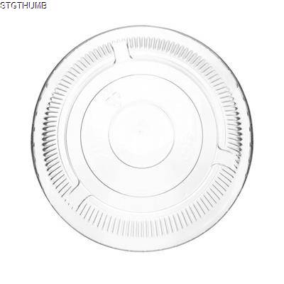 PLA FLAT CUP LID NO HOLE FITS 16 & 22OZ