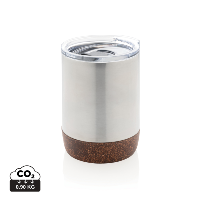 RCS RE-STEEL CORK SMALL VACUUM COFFEE MUG in Silver