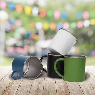 STAINLESS STEEL METAL MUG ADVENTURA