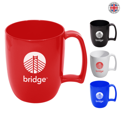 UK MANUFACTURED PRIME PLASTIC MUG - 330ML