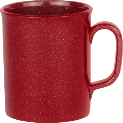 UK MANUFACTURED RECYCLED SPECTRA MUG - 275ML RED