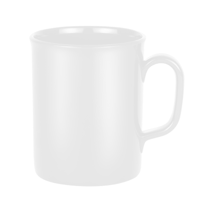 UK MANUFACTURED SPECTRA PLASTIC MUG - 275ML WHITE