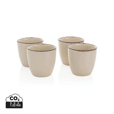 UKIYO 4PCS DRINKWARE SET in White