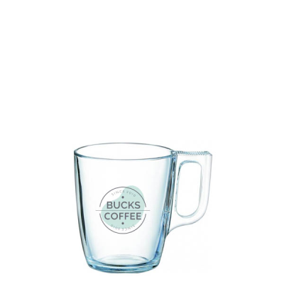 VOLUTO GLASS COFFEE MUG (250ML & 8