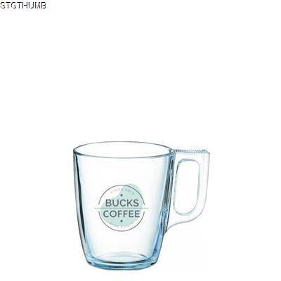 VOLUTO GLASS COFFEE MUG 250ML/8