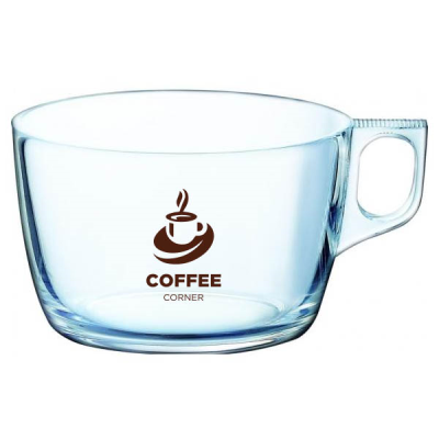 VOLUTO JUMBO GLASS COFFEE CUP (500ML & 17