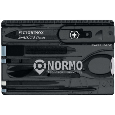 VICTORINOX SWISSCARD CLASSIC in Clear Transparent Black