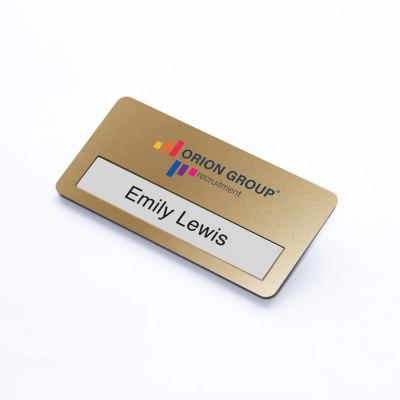 WINDOW NAME BADGE - 72MM x 38MM - MAGNETIC