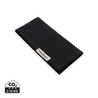 UKIYO AWARE™ 180GR RCOTTON TABLE NAPKIN 4PCS SET in Black