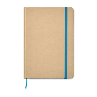 A5 RECYCLED NOTE BOOK 80 LINED in Blue