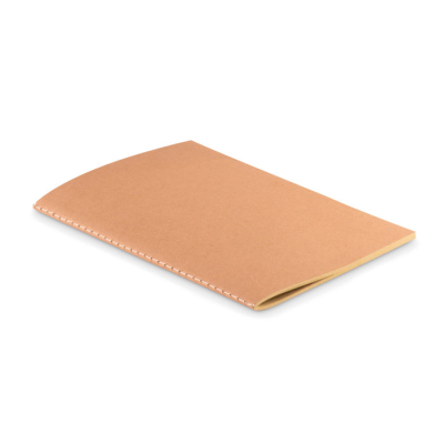 A5 RECYCLED NOTE BOOK 80 PLAIN in Brown