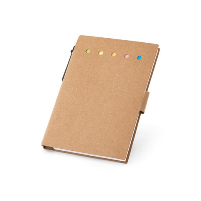 COOPER COLOUR STICKY NOTE PAD with 6 Sets in Natural