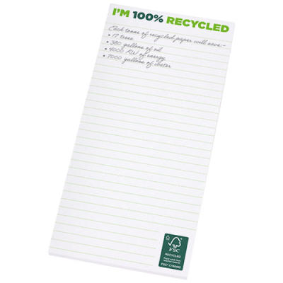 DESK-MATE® 1 & 3 A4 RECYCLED NOTE PAD in White