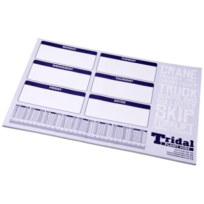 DESK-MATE® A2 NOTE PAD in White