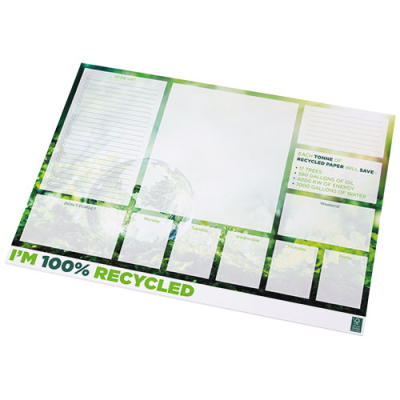 DESK-MATE® A2 RECYCLED NOTE PAD in White