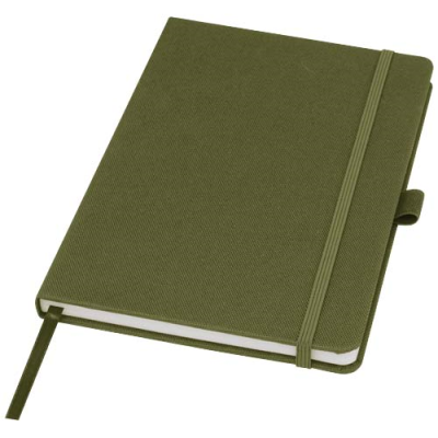 HONUA A5 RECYCLED PAPER NOTE BOOK with Recycled Pet Cover in Forest Green