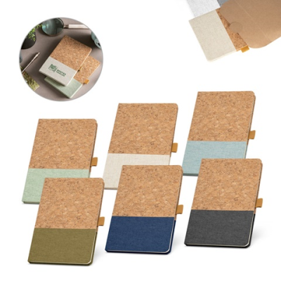 KLEE CORK COVER A5 NOTE PAD