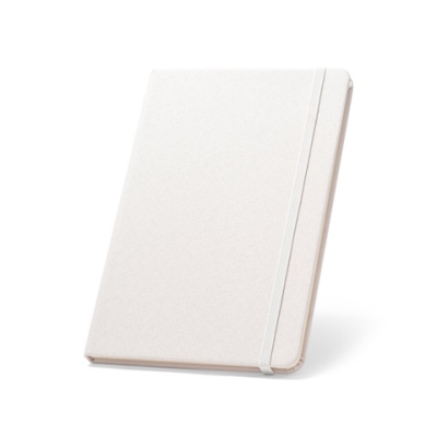 MONDRIAN A5 NOTE BOOK in RPET with Antibacterial Treatment in Pale Grey