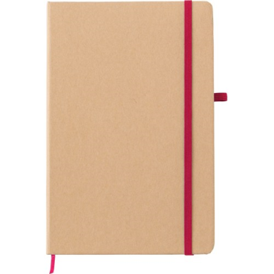 NOTE BOOK STONE PAPER (APPROX A5) in Red