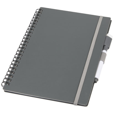 PEBBLES REFERENCE REUSABLE NOTE BOOK in Grey