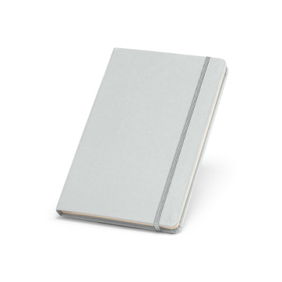 PORTMAN A5 NOTE PAD in Satin Silver