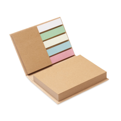 RECYCLED MEMO PAD SET in Brown