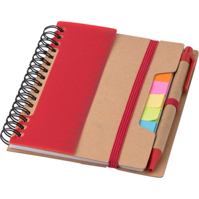 RECYCLED NOTE BOOK in Red