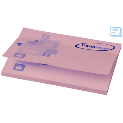 STICKY-MATE® A7 STICKY NOTES 100X75MM in Light Pink