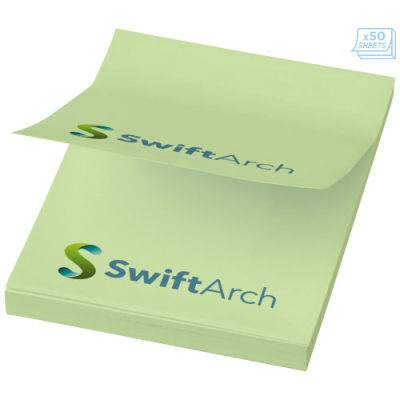 STICKY-MATE® A8 STICKY NOTES 50X75MM in Mints