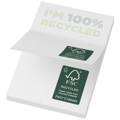 STICKY-MATE® RECYCLED STICKY NOTES 50 x 75 MM in White