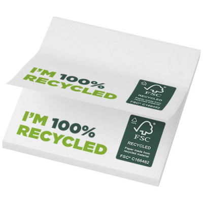 STICKY-MATE® RECYCLED STICKY NOTES 75 x 75 MM in White