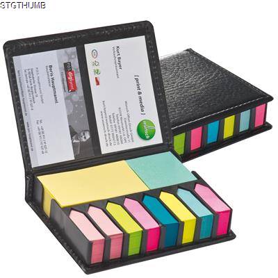 STICKY NOTE PAD SET in Black