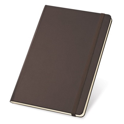 TWAIN A5 NOTE BOOK with Lined x Sheet in Ivory Colour in Dark Brown