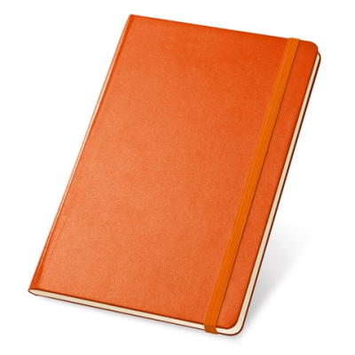 TWAIN A5 NOTE BOOK with Lined x Sheet in Ivory Colour in Orange