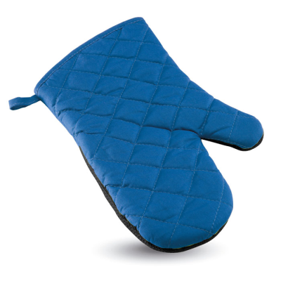 COTTON OVEN GLOVES in Blue