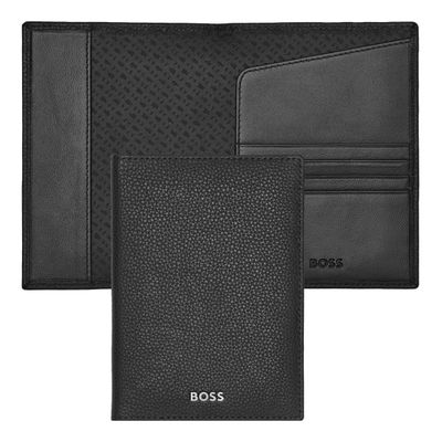 PASSPORT HOLDER CLASSIC GRAINED BLACK