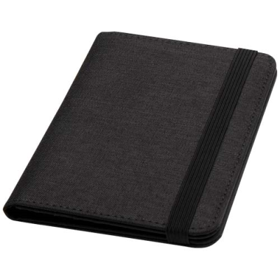 ROSS GRS RPET RFID PASSPORT HOLDER in Heather Charcoal